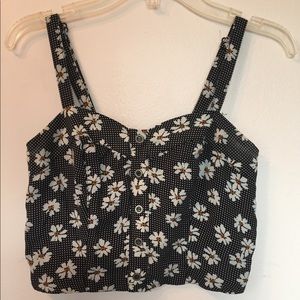 Foral crop top